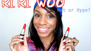 MAKEUP ☆ Red Lip Battle: RiRi Woo vs. Ruby Woo + Comparisons and Swatches