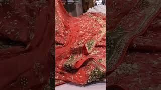 haaf jal gharara bridal kadana work hand work semi silk dupatta heavy work beautiful design customis