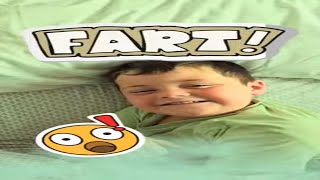 Dad's Funny WET Fart Prank on Son!