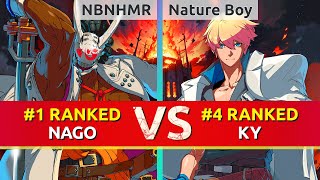 GGST ▰ NBNHMR #1 Ranked Nagoriyuki vs Nature Boy #4 Ranked Ky. High Level Gameplay