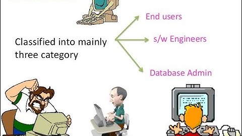 Lec 4: Different types of DBMS Users