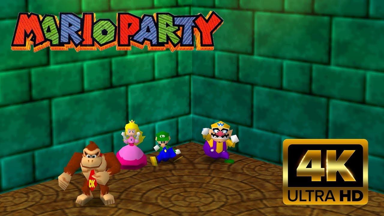 Mario party all 4 player minigames 4k youtube