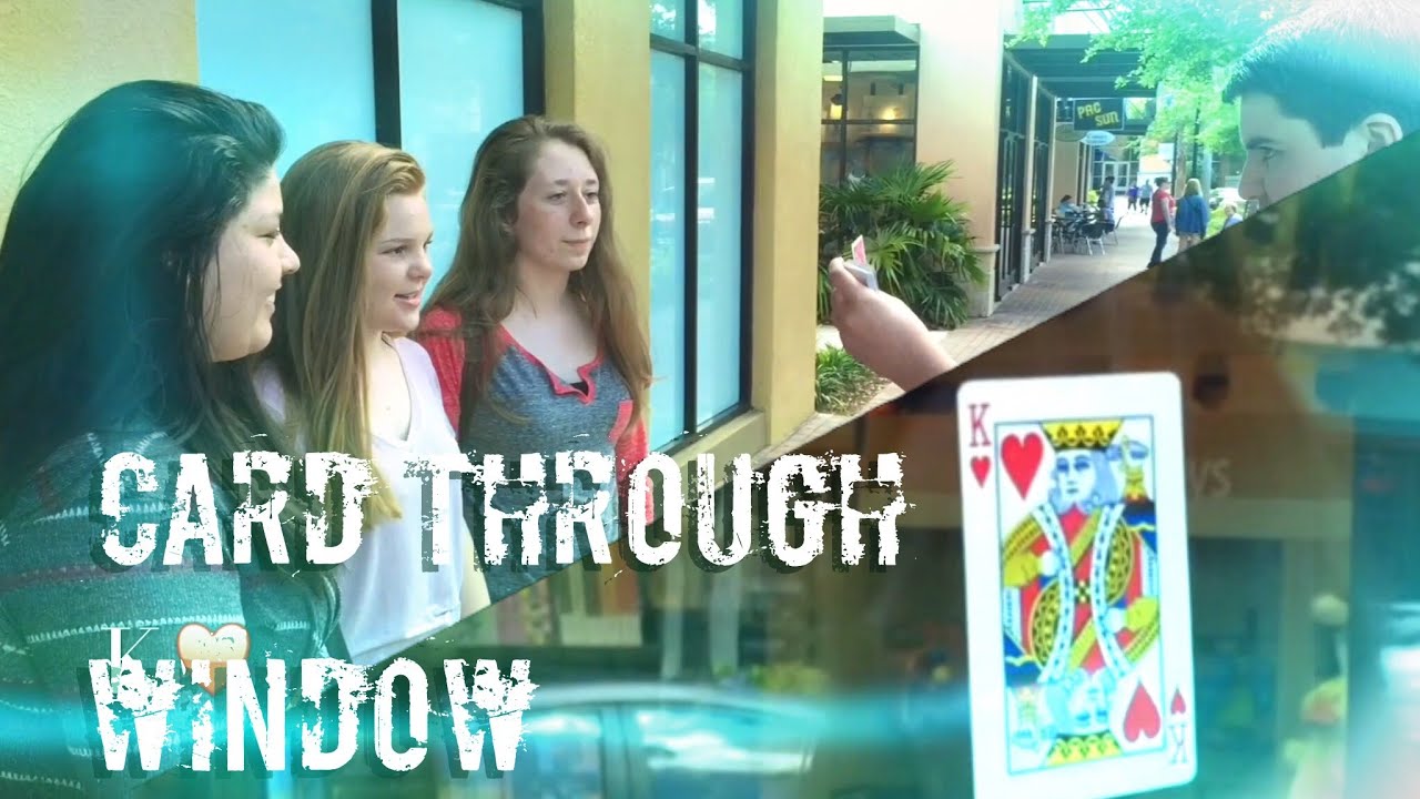 Card Through Window/Glass Magic Trick Serious Magic Serious Magic
