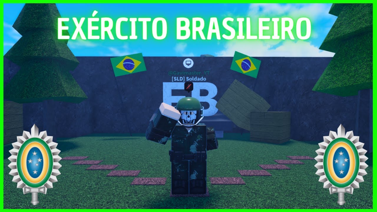 RECRUTANDO NO EXÉRCITO BRASILEIRO DO TEVEZ ! #13 - Roblox 