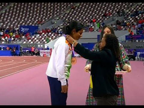 India's PU Chitra wins gold in women's 1500m at Asian Athletics Championships in #Qatar