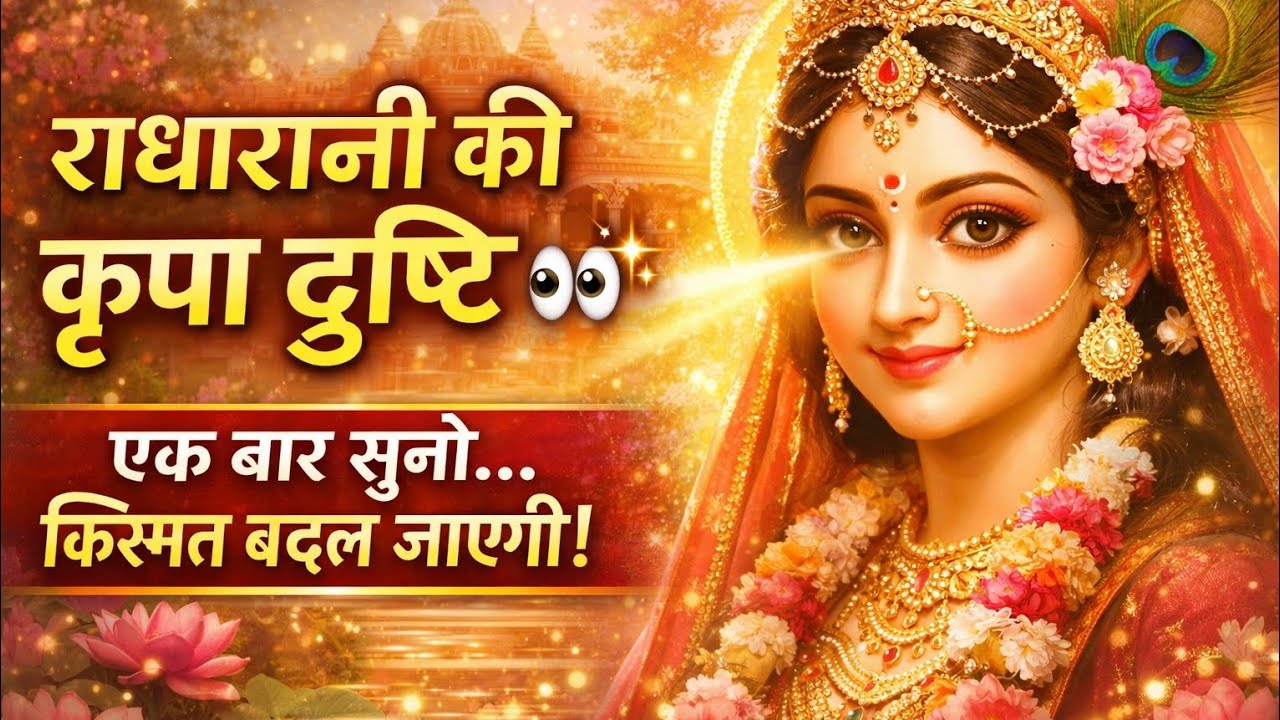 श्री राधा कृपा कटाक्ष स्तोत्र | Radha Kripa Kataksh Stotram | कृपा दृष्टि से बदल जाएगी किस्मत 🙏✨