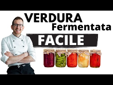 Verdure fermentate ricetta facile - Verdure lattofermentate probiotiche