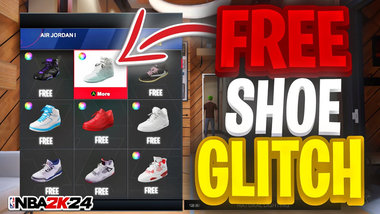 *NEW* FREE CUSTOM “SHOES GLITCH” NBA 2K24! (HOW TO GET FREE SHOES FOR ...