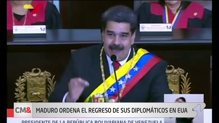 Maduro ordena cerrar embajadas y consulados de Venezuela en Estados Unidos