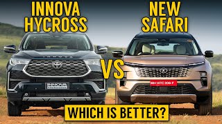 Safari facelift 2023 VS Innova Hycross | Tata Safari 2023 VS Toyota Innova Hycross 2023 | Comparison