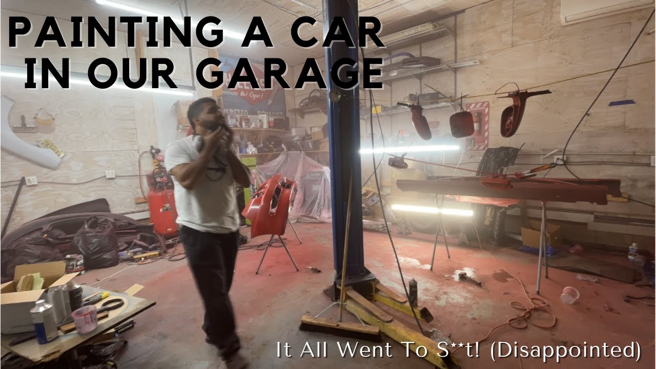 Painting A Car In Our Garage 1996 Integra RS Part 2 YouTube