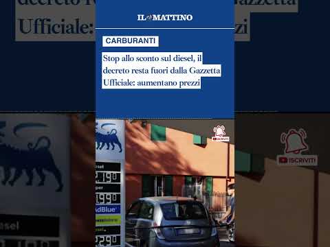 Video Stop allo sconto sul diesel, il decreto resta fuori dalla Gazzetta Ufficiale: aumentano prezzi