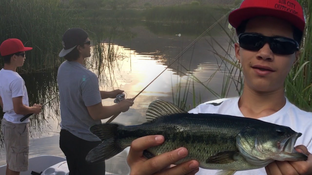 Largemouth Bass Fishing: Starving Bass Bite Any Bait Thrown Their Way