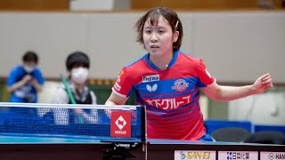 森さくら vs 平野美宇 日本生命レッドエルフ vs 木下アビエル神奈川 Tライバル対決ふりかえり 2022年12月26日　北九州市立総合体育館 【卓球 Tリーグ公式】