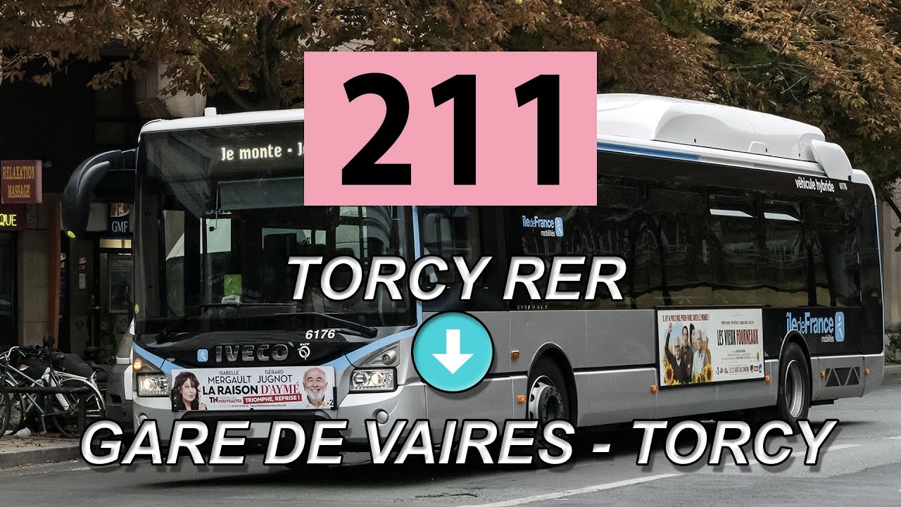 Ligne 211 | Torcy RER - Gare de Vaires