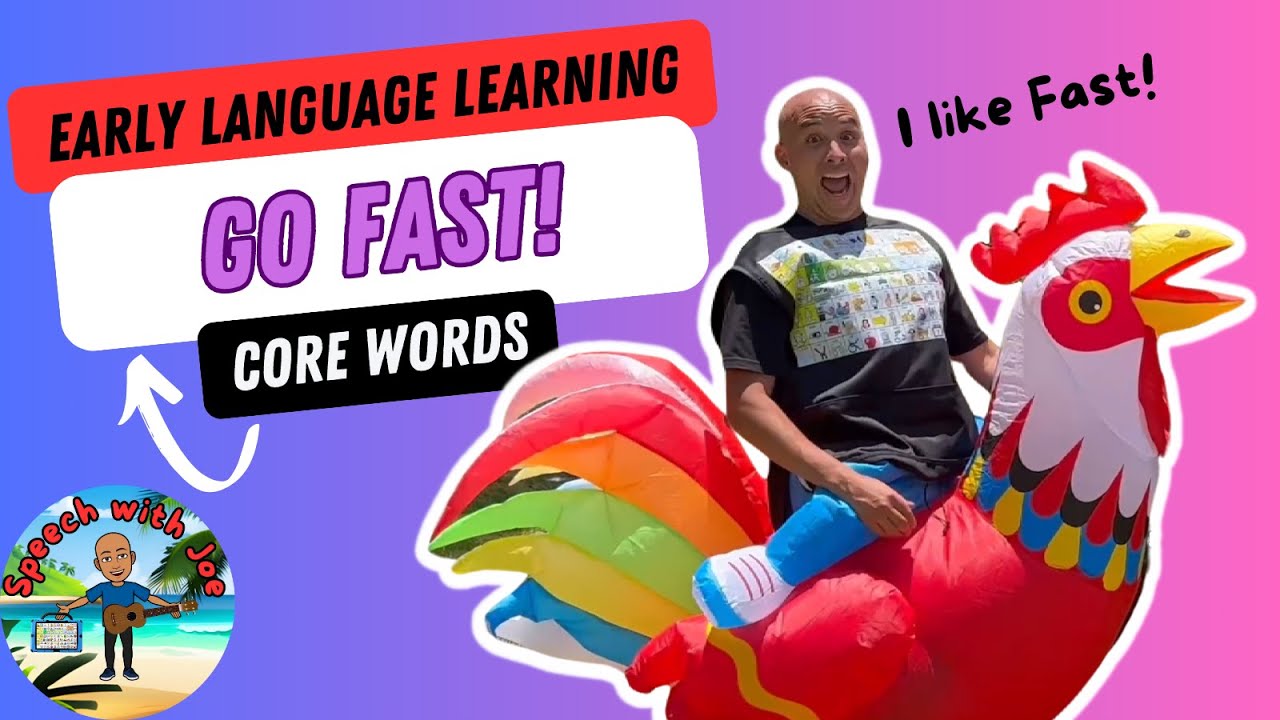 Go Fast! | Learn Core Words: Go, Fast, Turn, In, Out, Up, Down | AAC ...
