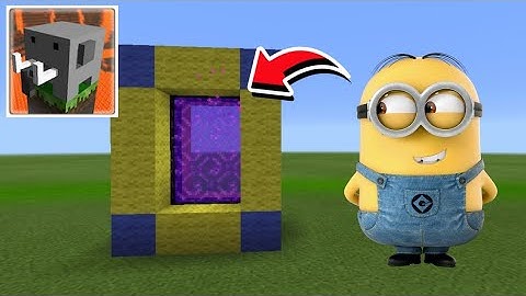 How to Make a PORTAL to MINIONS Dimension in Craftsman : Building Craft