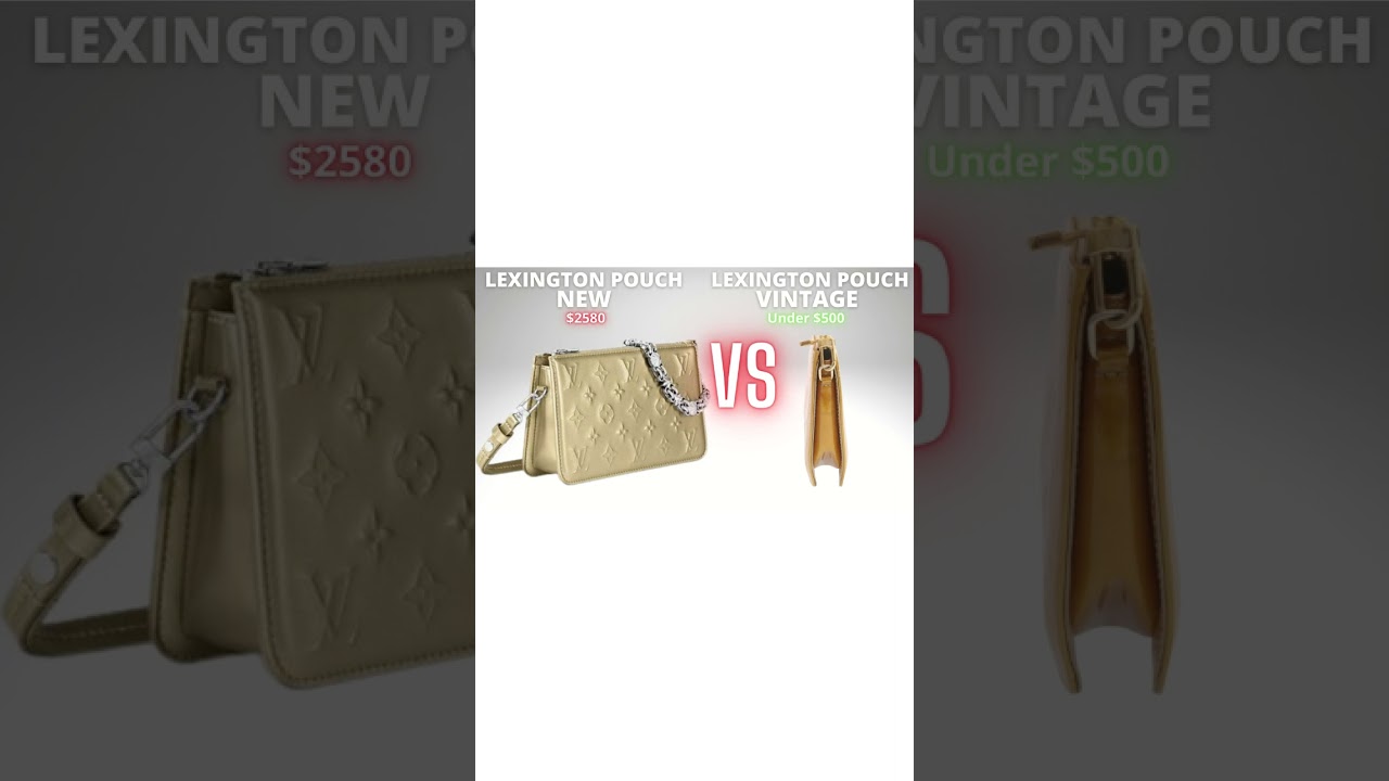 Louis Vuitton Vintage - Vernis Lexington Pochette - Beige - Vernis