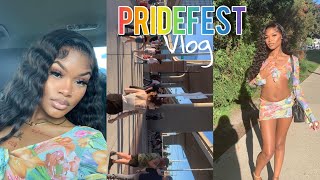 GRWM + VLOG | FIRST TIME GOING TO PRIDEFEST