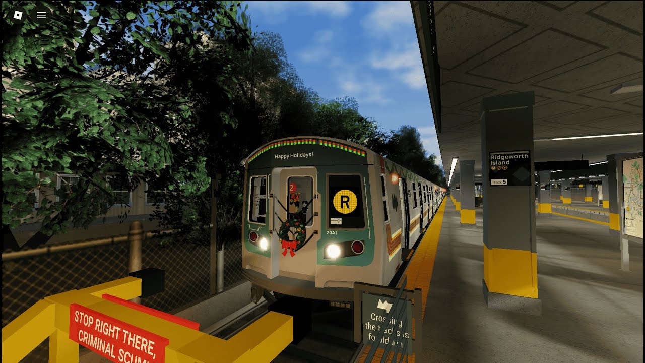 ROBLOX: CHRISTMAS SPECIAL: Operating the Holiday PST-2R R Train in PTA: Callaghan & Madison
