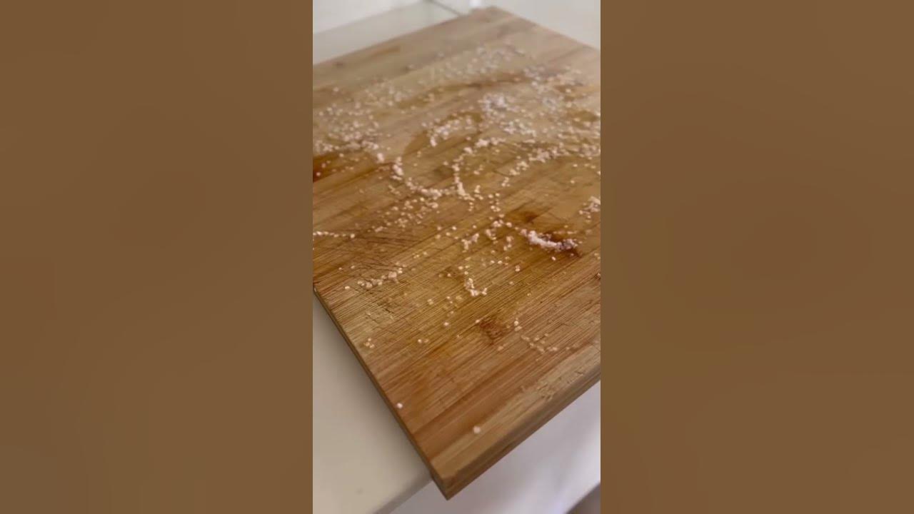 Trucos Limpieza: Desinfección de tablas de madera