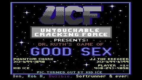 Untouchable Cracking Force (UCF) Intro 2 ! Commodore 64 (C64)