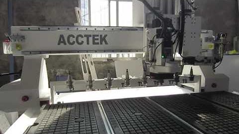 AccTek cnc router machine AKM1325C-3H auto tool change