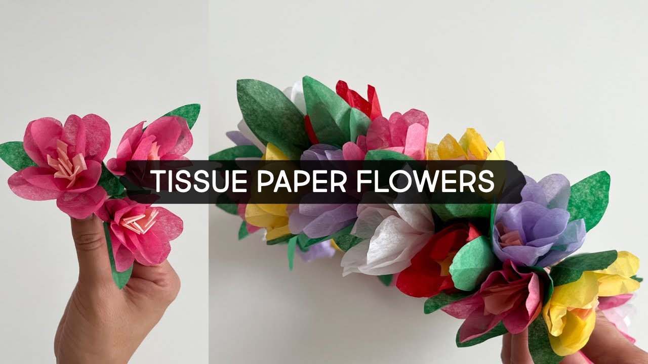 How To Make Tissue Paper  Kite Paper Flowers Quickly and Easily - video  Dailymotion