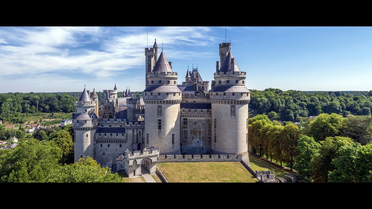 Beautiful Village Pierrefonds, Oise, France