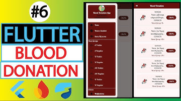 Flutter Blood Donation App with Firebase #6 - Creating a Navigation Drawer in Flutter
