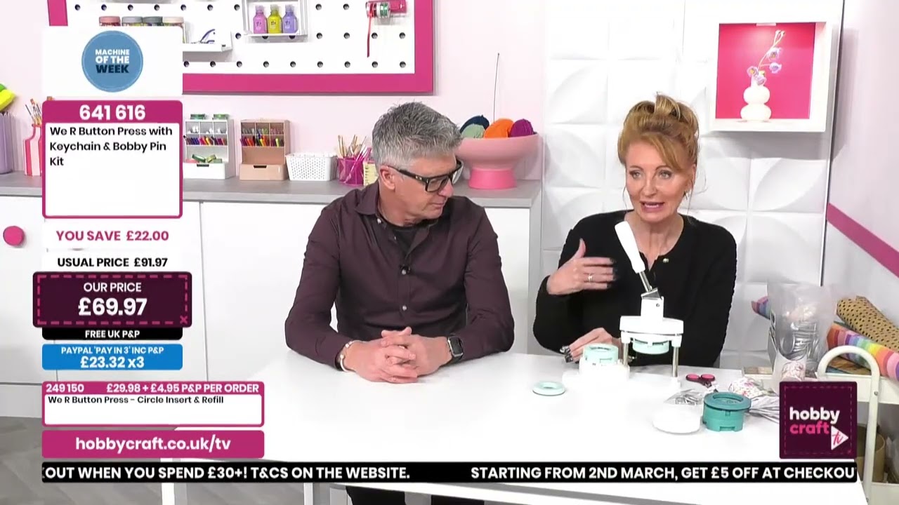 Machine of the Week! We R Button Press