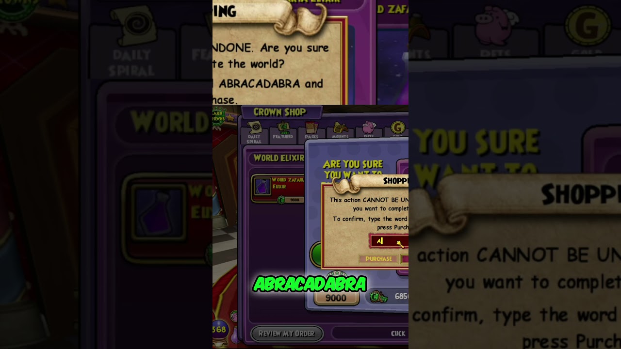 Abracadabra! Watch us Buy Something