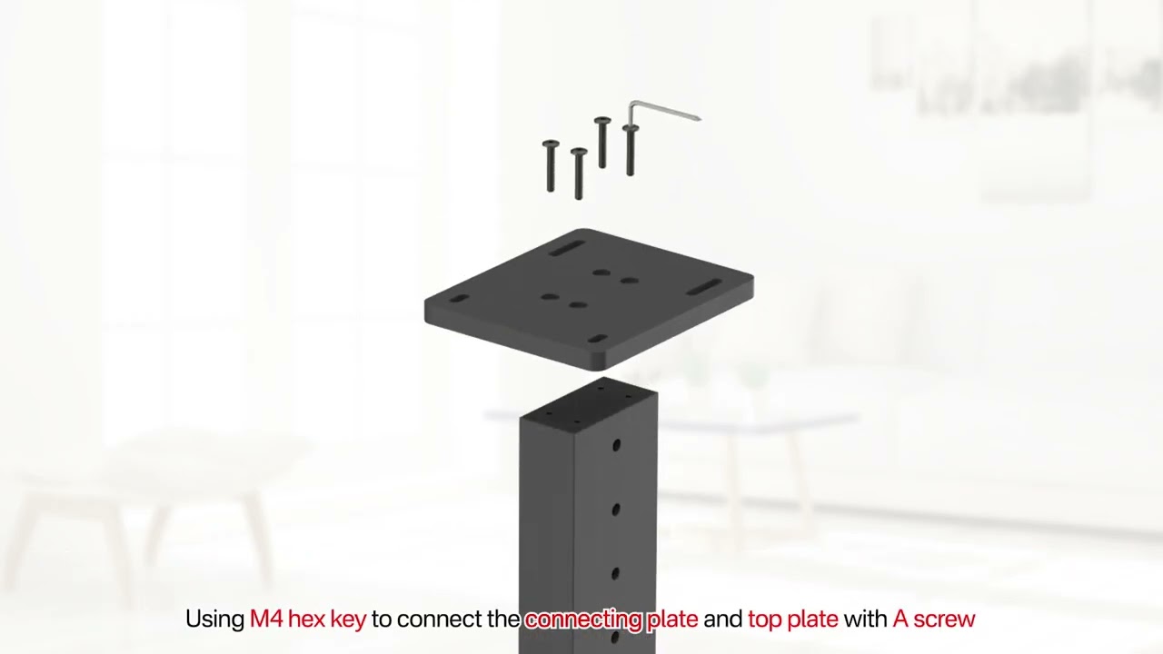 Adjustable Floor Speaker Stand for KEF LS50 & LS50 Meta