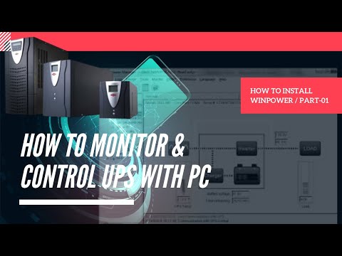 INTERFACE UPS WITH SERVER or PC USING WIN POWER |CONFIGURATION, CONTROLLING & MONITORING / PART-01 ?