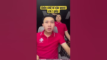 Thế này anh em không cần phải lo làm thế nào để chèn chữ kí sếp vào nữa nhé #afdvn #tips #words