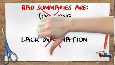 How To Write a Summary