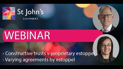 Proprietary estoppel webinar series