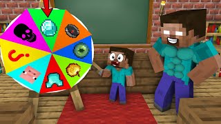 Monster School : HEROBRINE LUCKY WHEEL CHALLENGE - Minecraft Animation by Luyi - Minecraft Animations 3,353,106 views 3 years ago 20 minutes