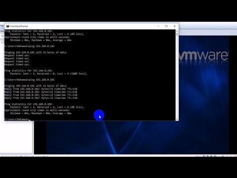 How To Ping Physical Machine To Virtual Machine In VMware Workstation [Bangla Tutorial ]