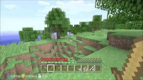 Lets Play Minecraft Xbox360 Multiplayer with friends part 1