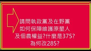 耕地地租租額千分之三百七十五為何改285?#耕地三七五減租條例#買賣移轉登記#贈與稅申報#遺產稅申報#土地增值稅申報#契稅申報#房地合一所得稅申報台灣誠實信用黨籌組中#亞東地政士事務所