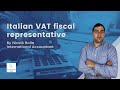 Italian VAT fiscal representative