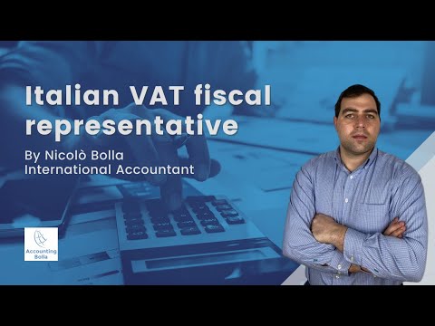 Italian VAT fiscal representative