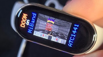 DOOM on the Xiaomi Mi Band 8 Fitnessband