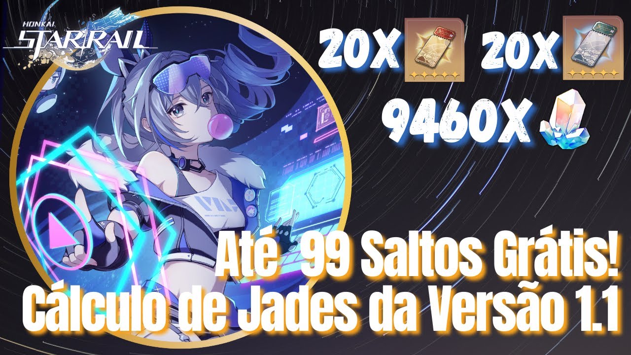 Novo Código De Resgate (50 Jades) e Pacote Prime Gaming (60 Jades) Honkai: Star  Rail