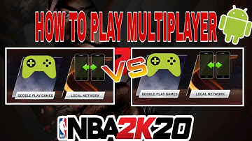 HOW TO PLAY MULTIPLAYER ON NBA 2K20 ANDROID
