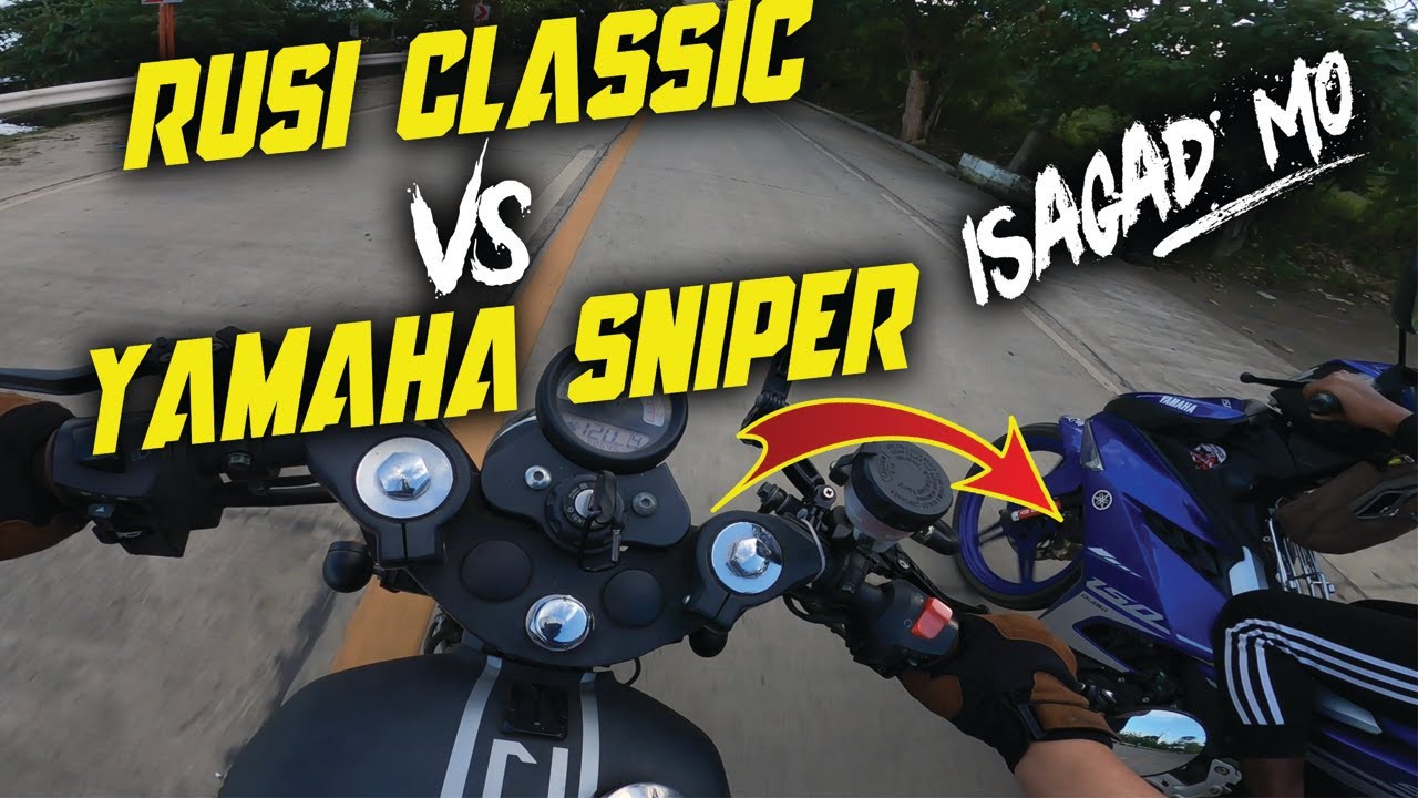rusi classic 250 vs yamaha sniper 150 | gaspolin mo kuya | zerovisibility ph