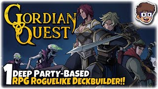 DEEP PARTY-BASED RPG ROGUELIKE DECKBUILDER!! | Let's Play: Gordian Quest | Part 1 | Gameplay | #ad