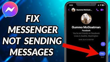 How To Fix Messenger Not Sending Messages