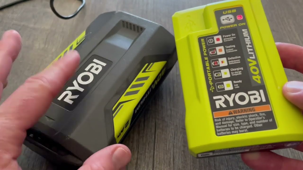 What does this single flashing light on Ryobi One Plus Battery mean? : r/ ryobi